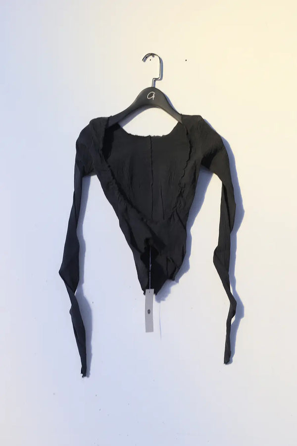 Marc Le Bihan 26907 backless Stretch Top dark grey